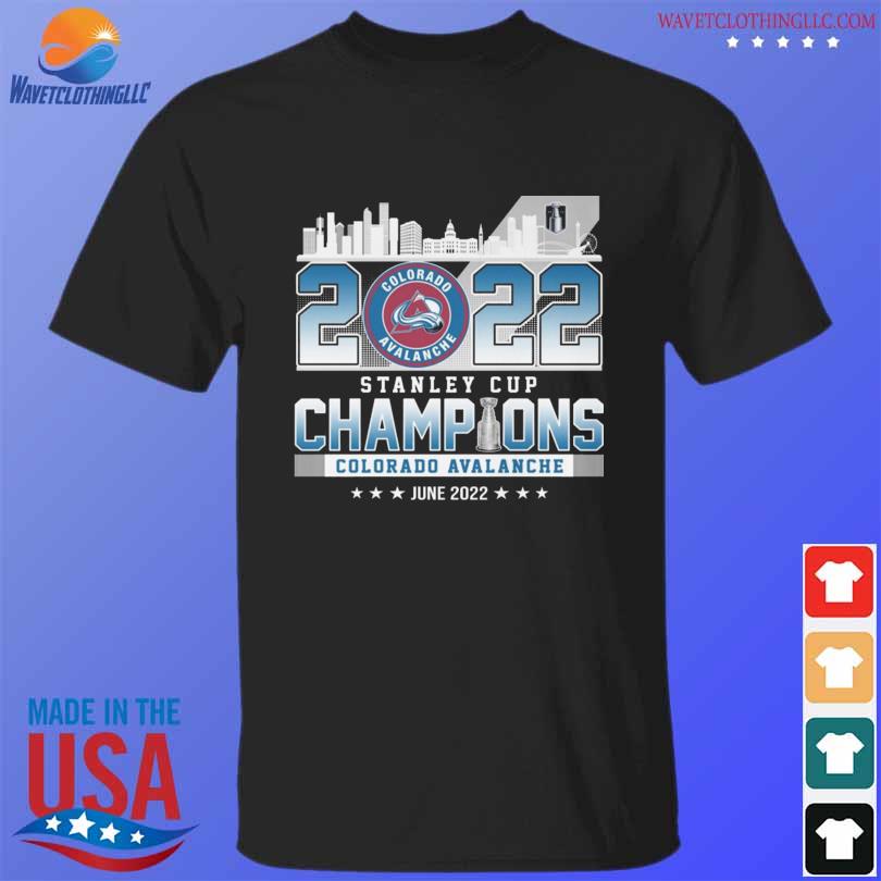 Awesome official Colorado Avalanche stanley cup champions june 2022 shirt