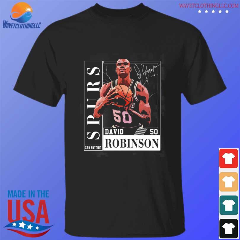 Basketball signature graphic david robinson shirt