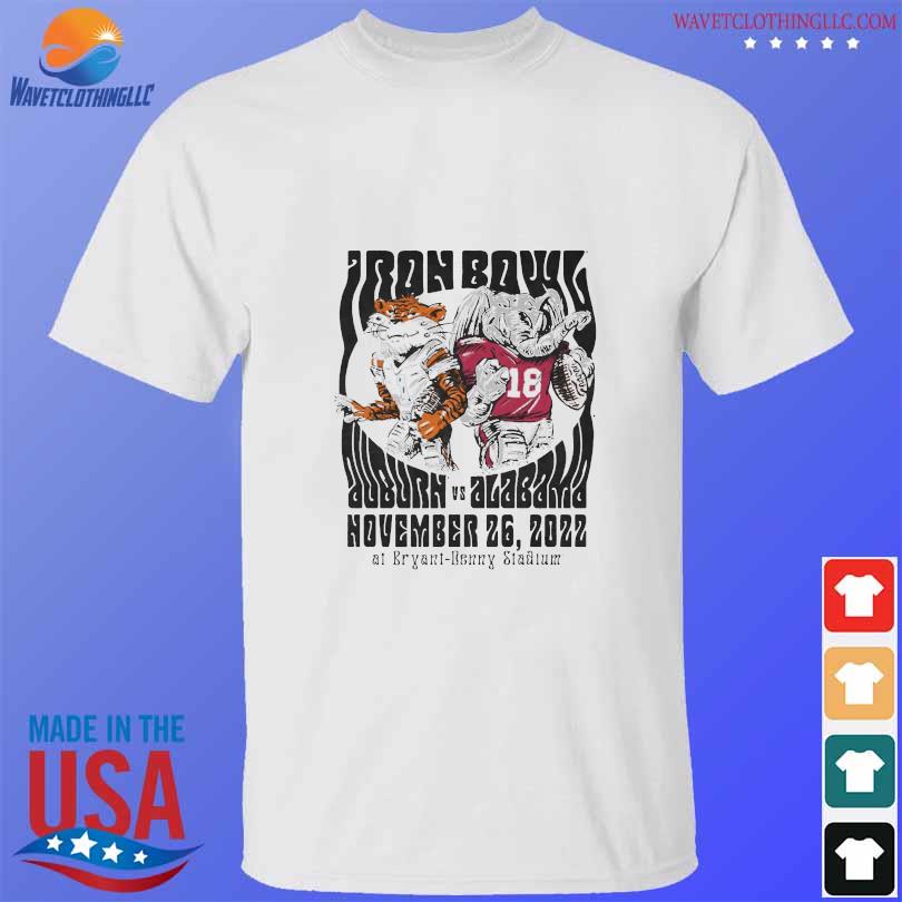 Best auburn Vs alabama Iron Bowl november 26 2022 at bryant denny stadium shirt