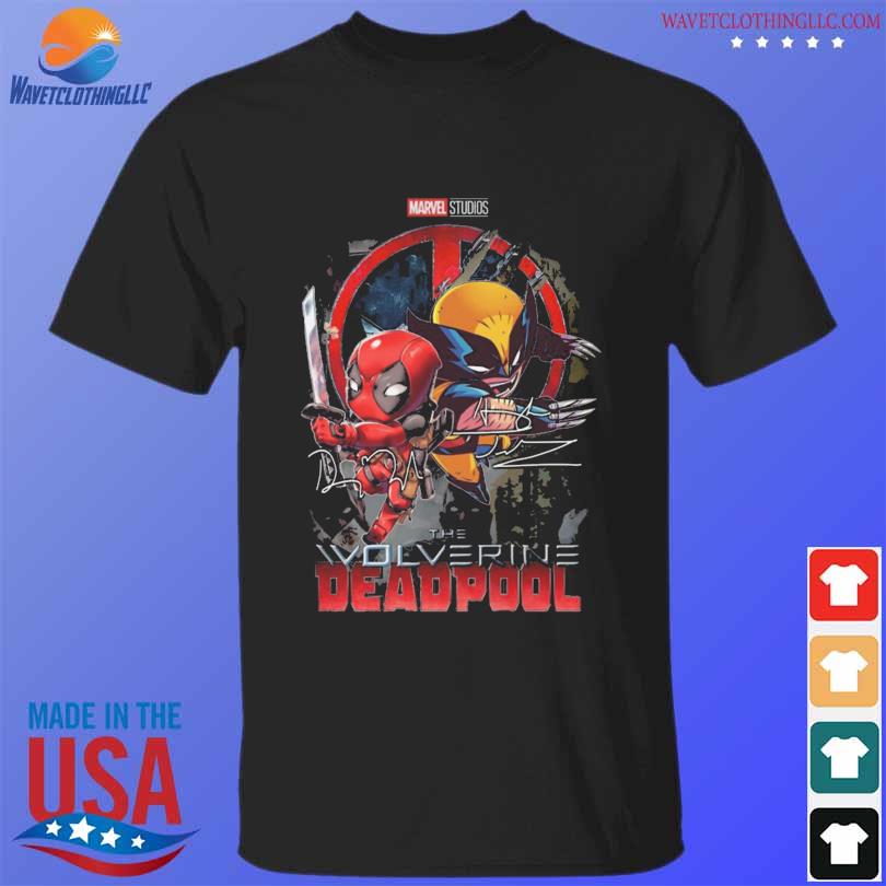 Best chibi marvel studios the wolverine deadpool signatures shirt