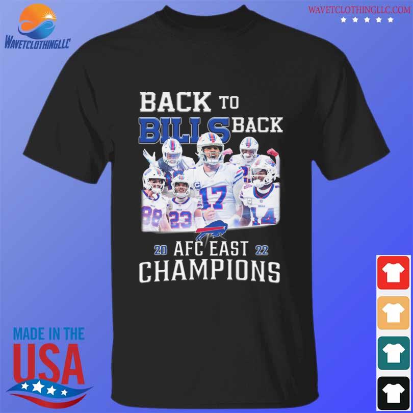 Buffalo Bills back to back 2022 afc east champions Buffalo Bills shirt