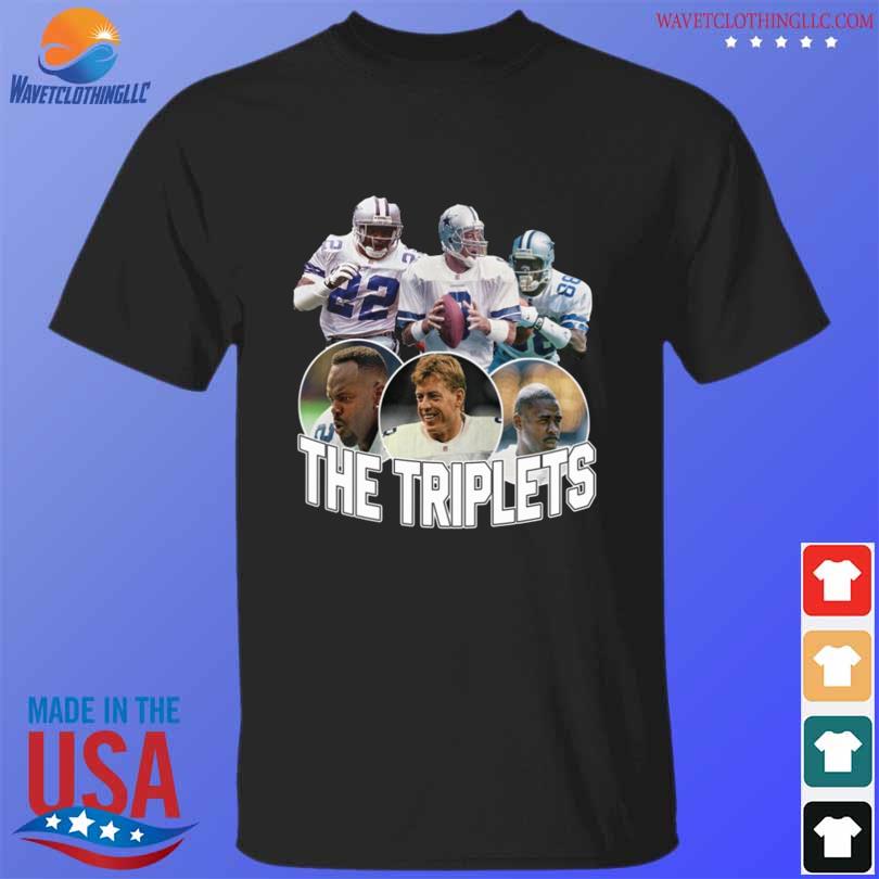 Official Dallas Cowboys The Triplets Michael Irvin Troy Aikman and Emmitt  Smith signatures shirt, hoodie, sweater, long sleeve and tank top