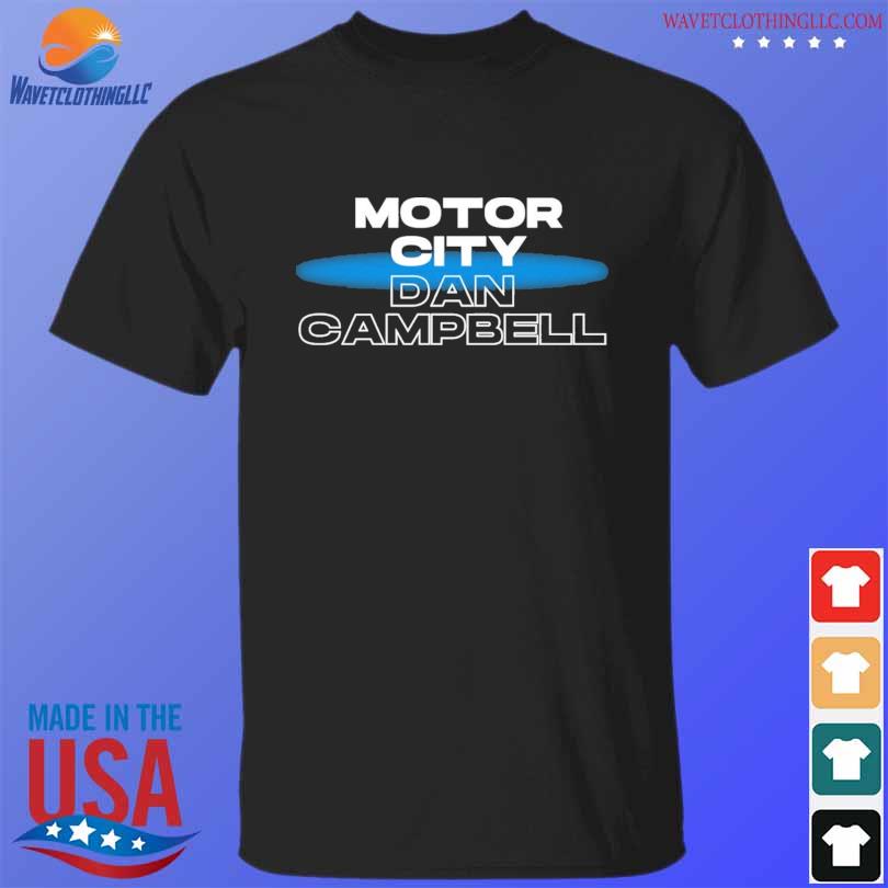 Official Detroit Lions Mcdc Motor City Dan Campbell T-Shirt