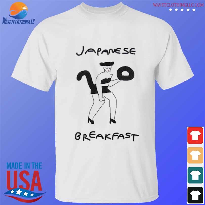 Funny japanese breakfast record girl white shirt