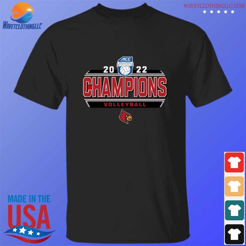 Funny louisville cardinals blue 84 2022 acc volleyball regular season champions shirt