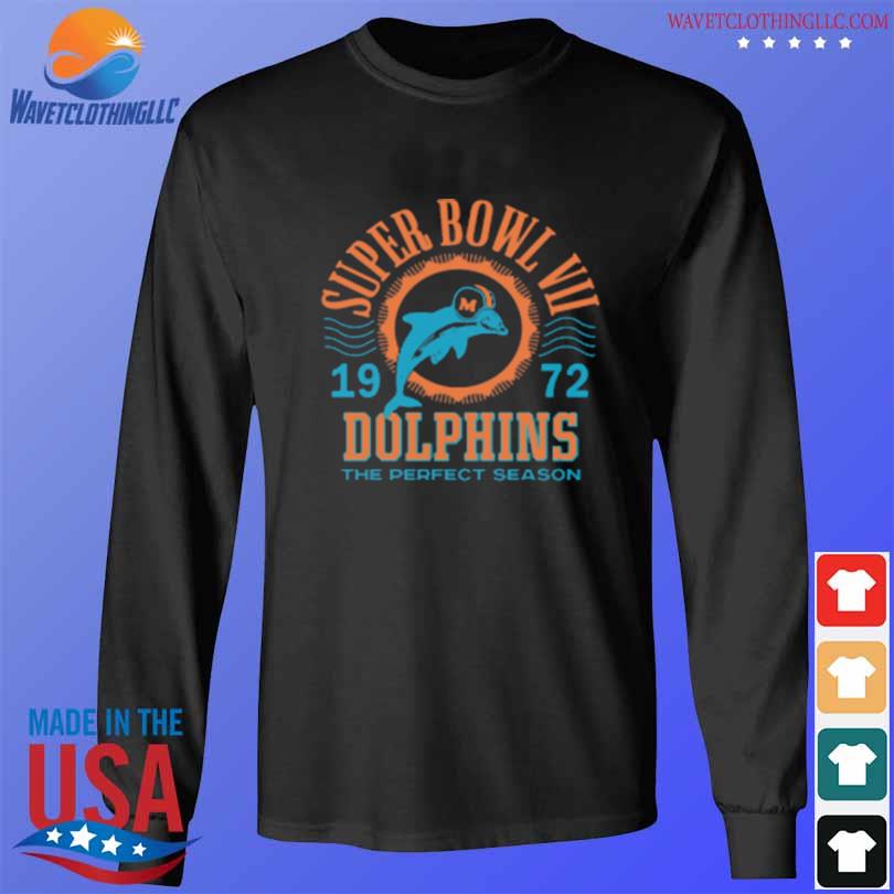 Miami Dolphins 1972 Perfect Season T-Shirt from Homage. | Officially Licensed Vintage NFL Apparel from Homage Pro Shop.