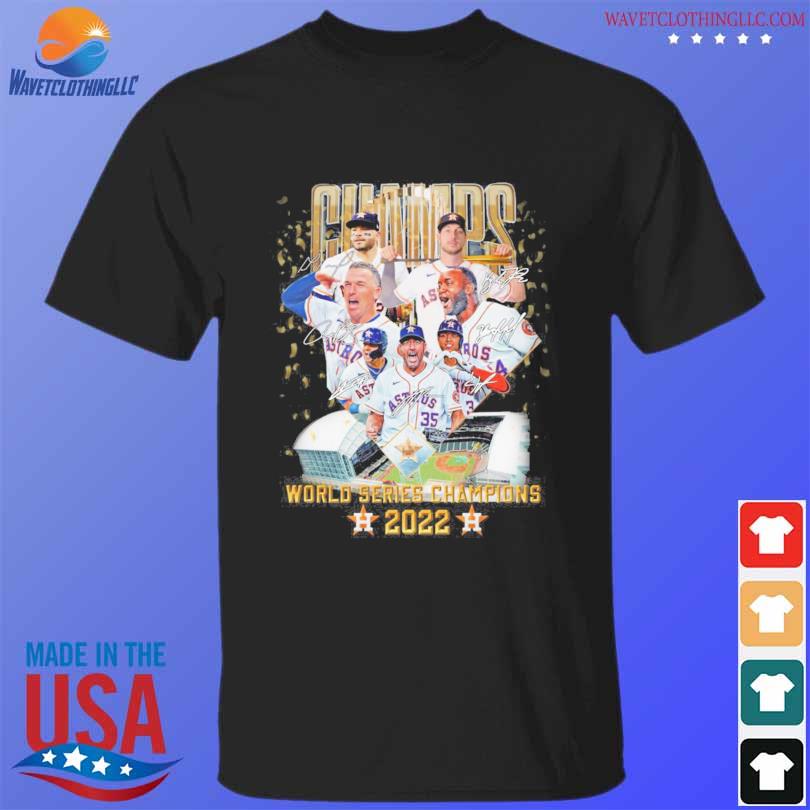 Houston astros world series champions 2022 signatures shirt, hoodie,  sweater, long sleeve and tank top