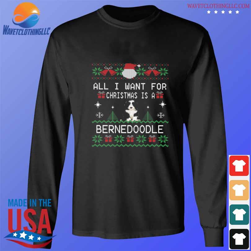 bernedoodle christmas sweater