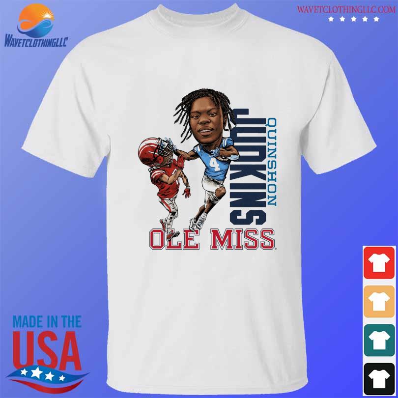 Official Ole miss Quinshon judkins caricature shirt
