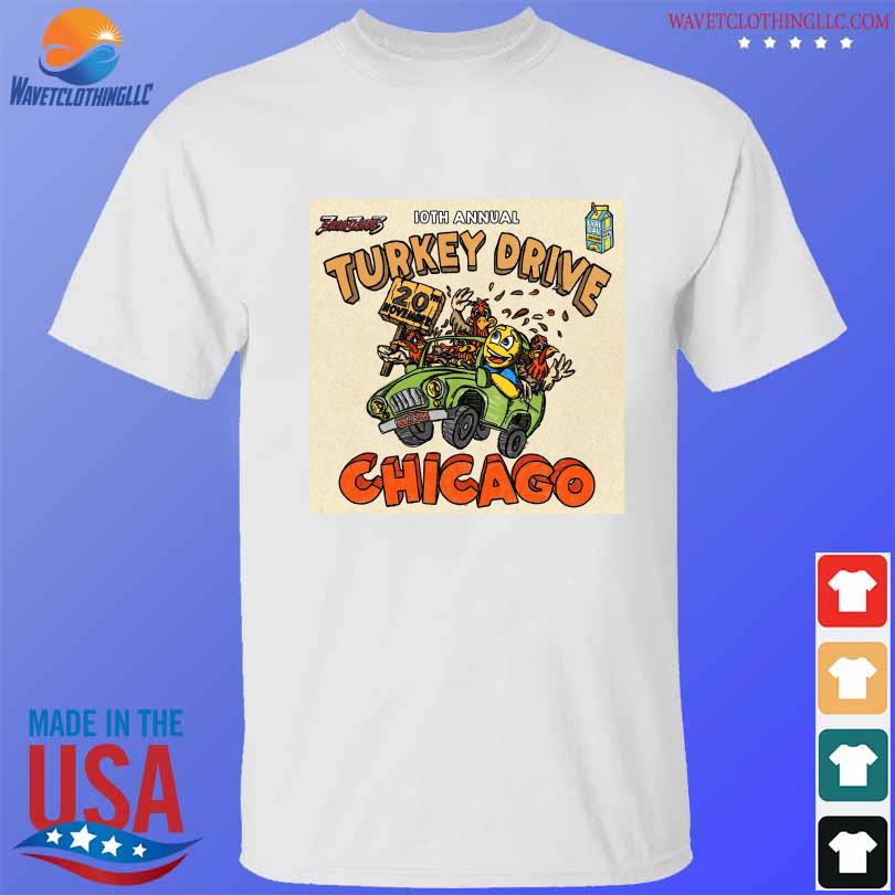 Official Turkey drive chicago 20th november 2022 shirt
