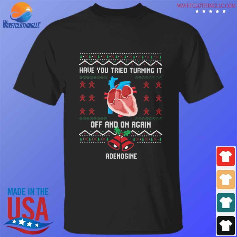 Original have you tried turning off and on again ugly Christmas sweater