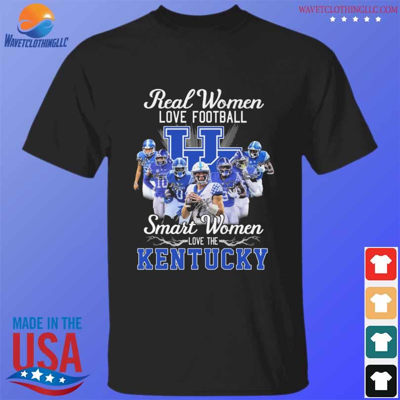 Original real women love football smart women love the Kentucky Wildcats 2022 shirt