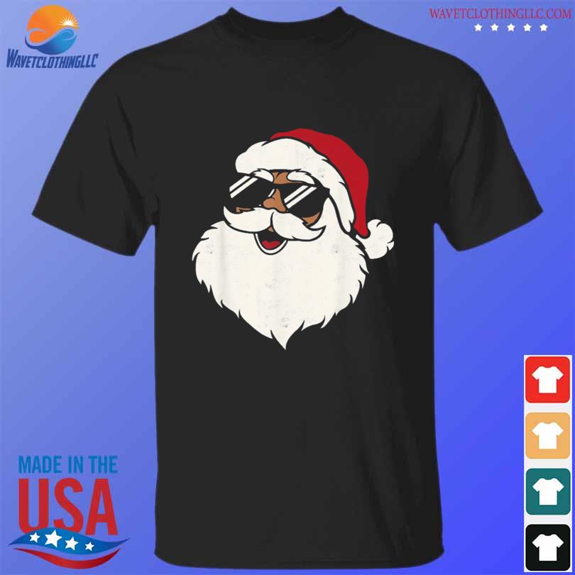 Original santa claus sunglasses black men retro Christmas xmas sweater