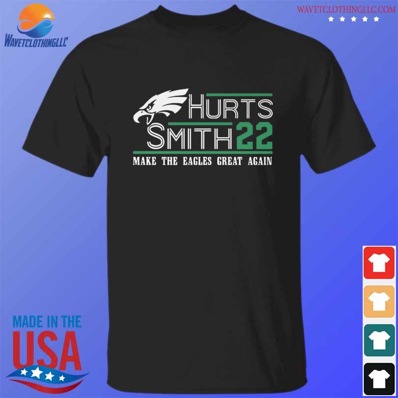 Philadelphia Eagles hurts smith 22 make the eagle great again shirt