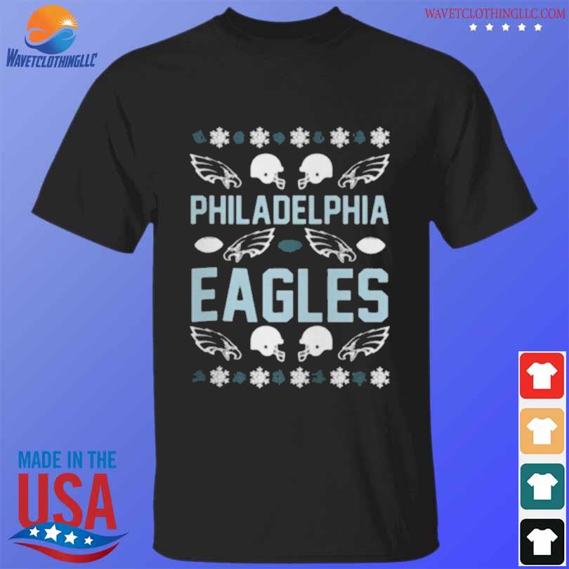 Christmas Gift Philadelphia Eagles Christmas Snowflakes Pattern 3D Ugly  Christmas Sweater For Men And Women