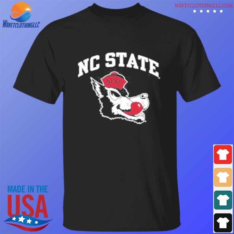 Premium nc state wolfpack arched nc state over slobbering wolf shirt