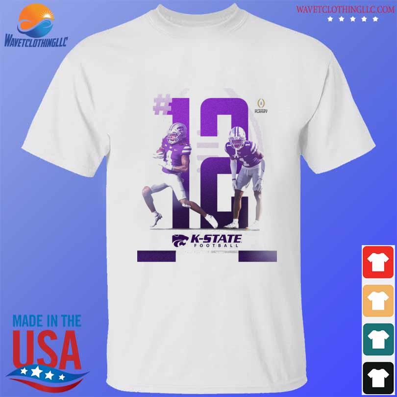 Top k state football no 12 college football playoff shirt