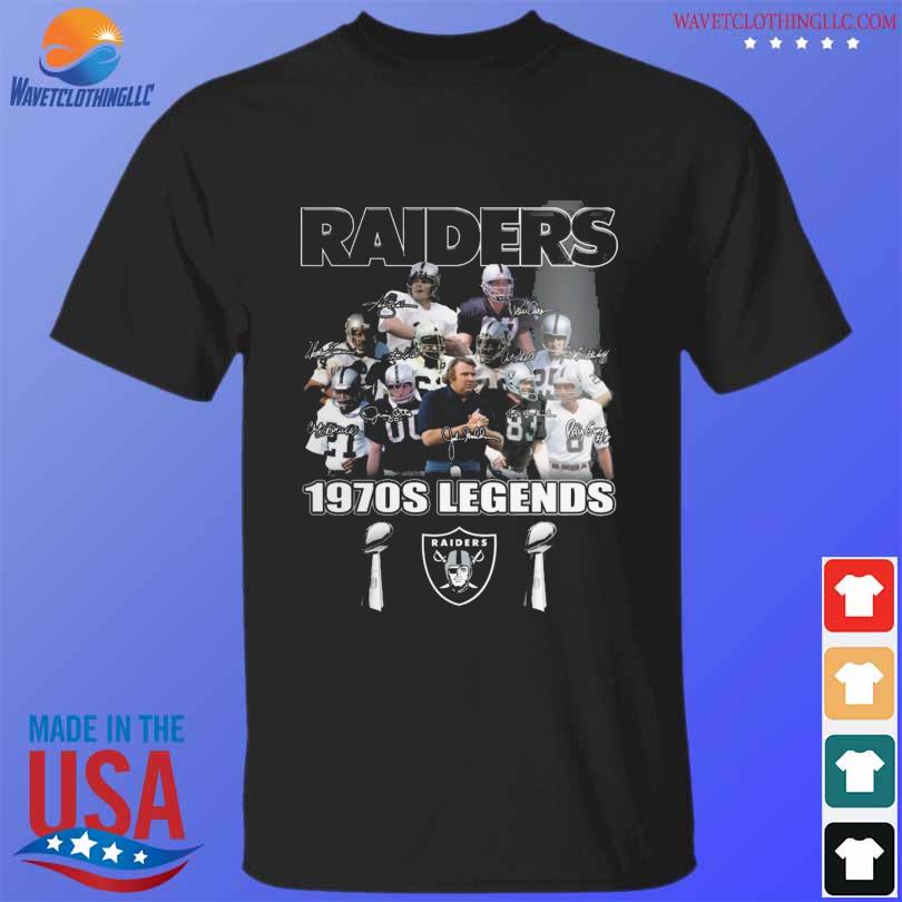 Top las Vegas Raiders 1970s legends signatures shirt