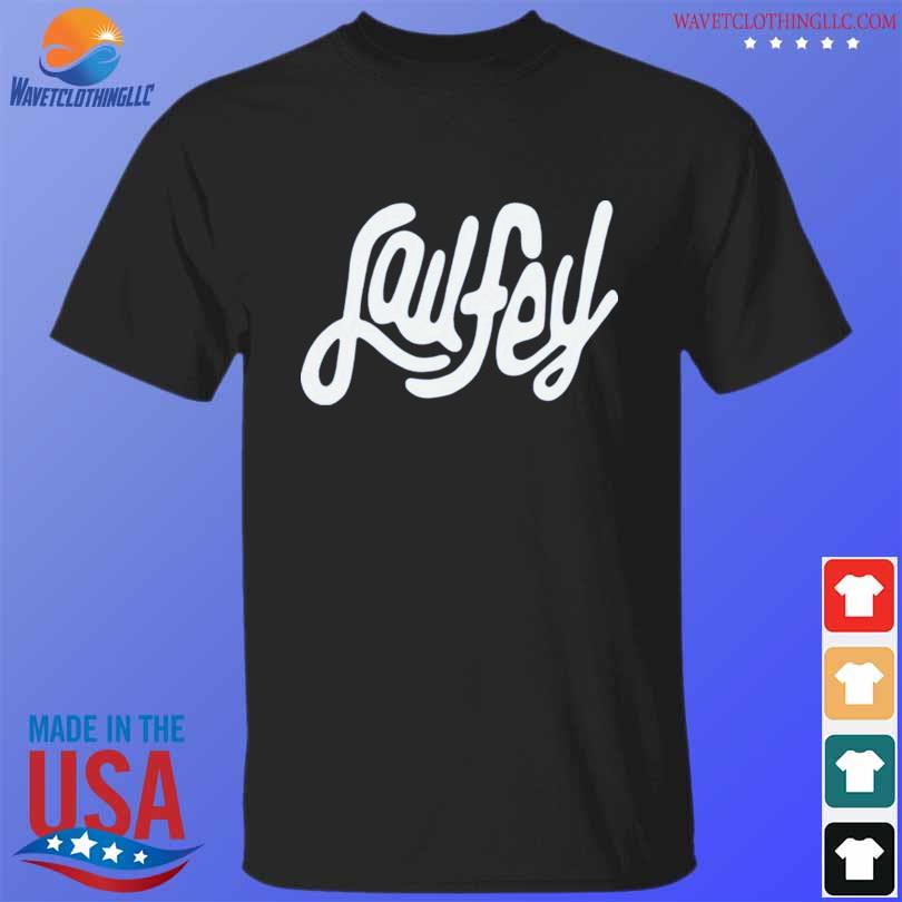 Top laufey merch blue logo shirt