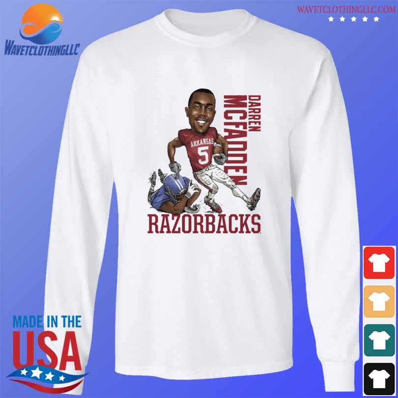 Official arkansas Darren mcfadden vintage throwback T-shirts, hoodie, tank  top, sweater and long sleeve t-shirt