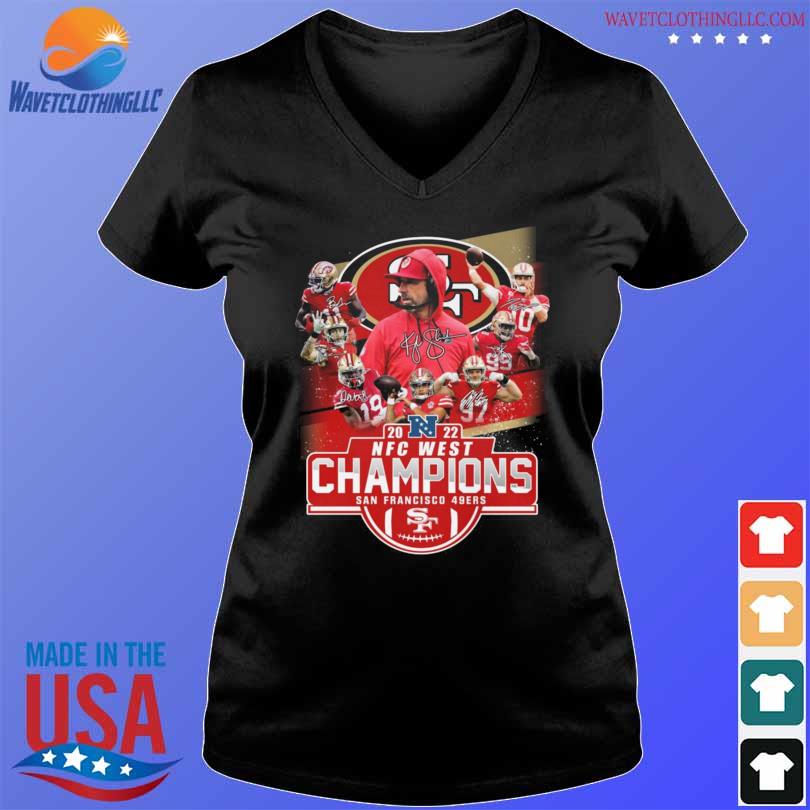 2022 NFC West Champions San Francisco 49Ers signatures shirt, hoodie,  sweater, long sleeve and tank top