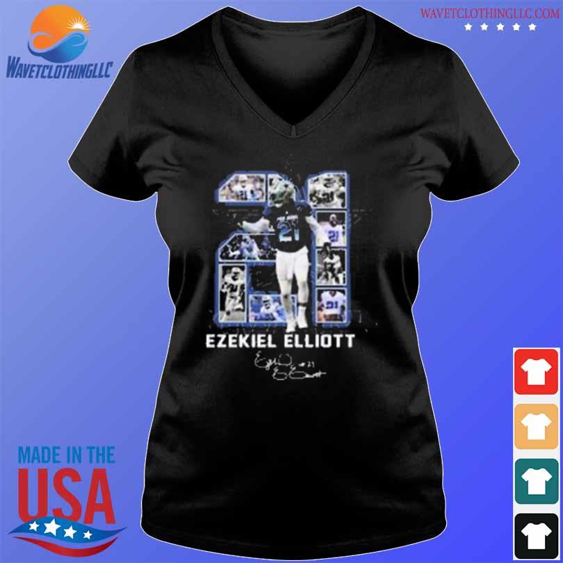 21 ezekiel elliott mvp Dallas Cowboys signature shirt, hoodie, sweater,  long sleeve and tank top