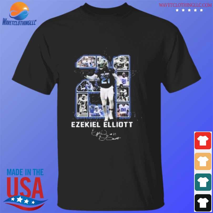 21 ezekiel elliott mvp Dallas Cowboys signature shirt, hoodie, sweater,  long sleeve and tank top