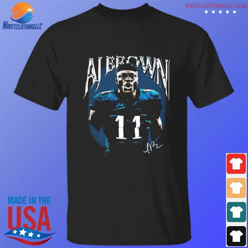 AJ Brown Philadelphia Eagles signature 2022 T-shirt - Kaiteez