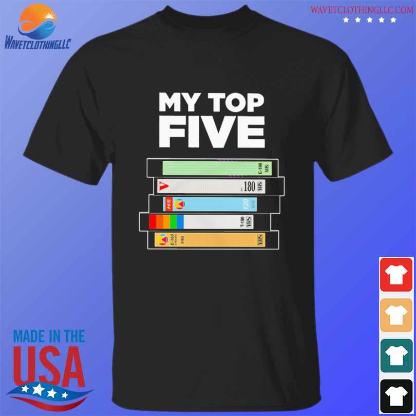 Books my top five shirt