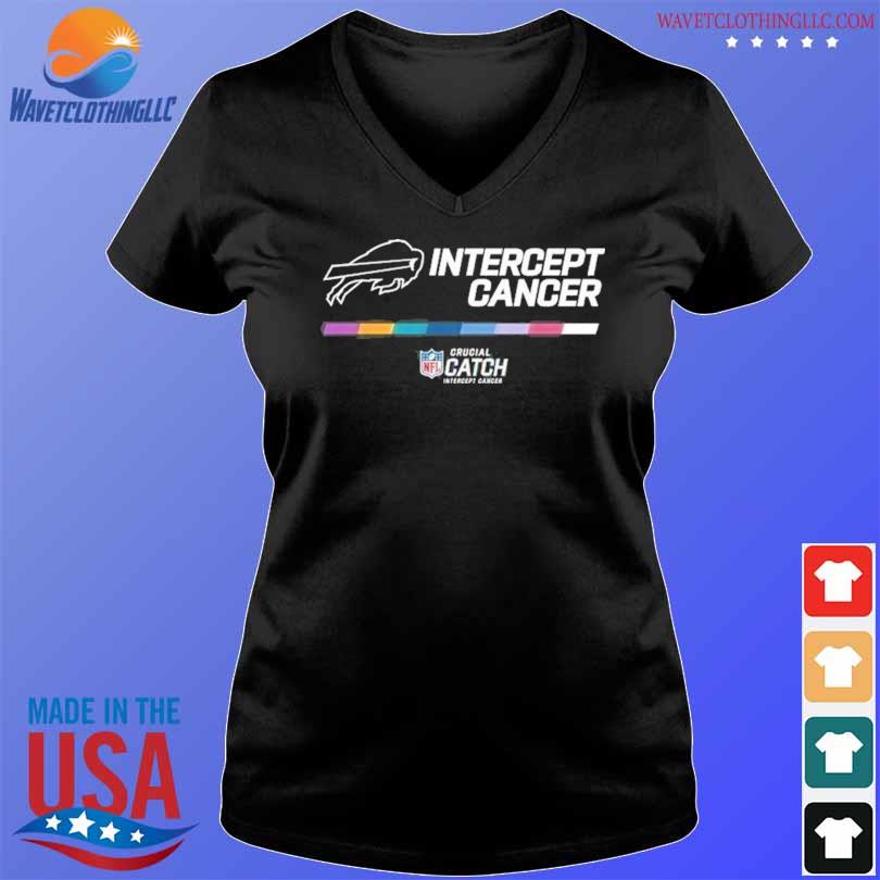 Buffalo bills intercept cancer 2022 nfl crucial catch shirt, hoodie,  longsleeve tee, sweater