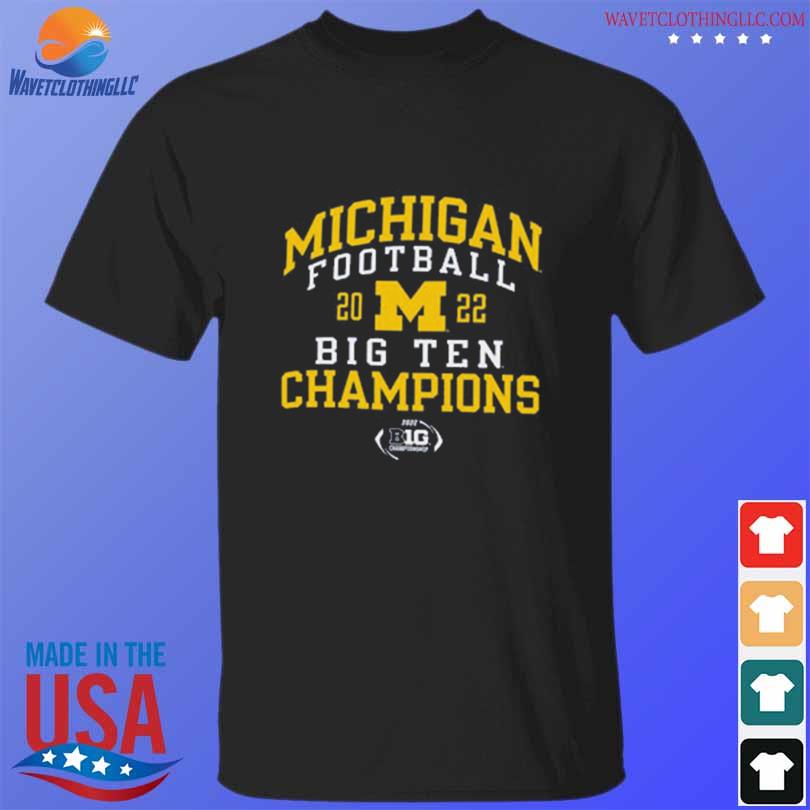 Champion university of michigan football 2022 big ten champions shirt