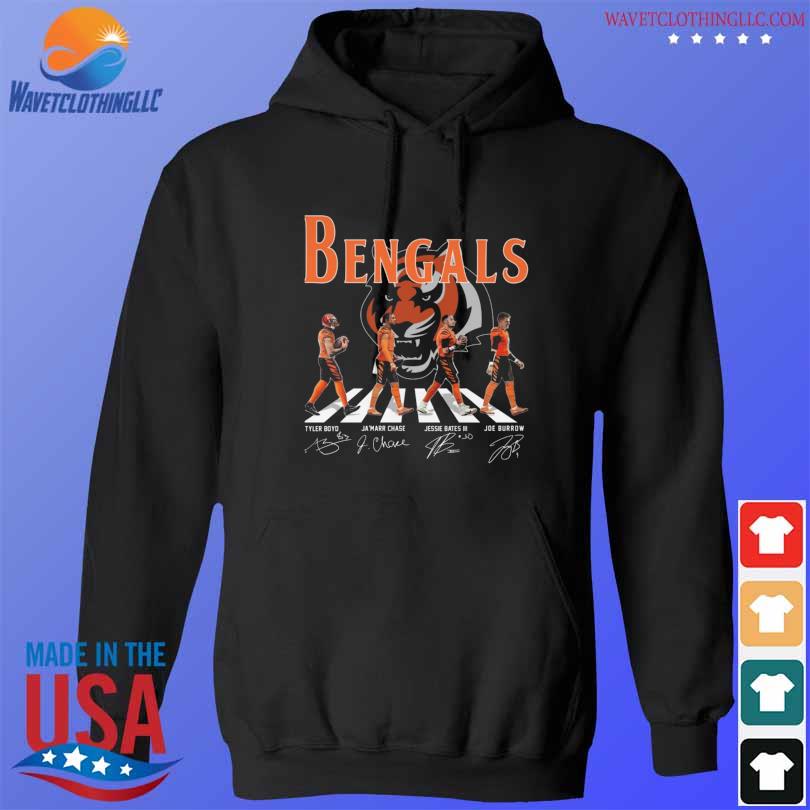 Official The Bengals Abbey Road signatures 2022 shirt, hoodie, sweater,  long sleeve and tank top