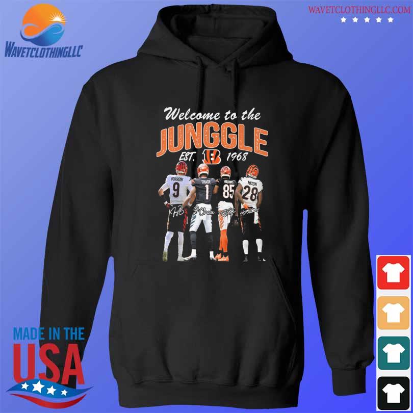 Official cincinnati Bengals Welcome To The Jungle Shirt, hoodie, sweater,  long sleeve and tank top