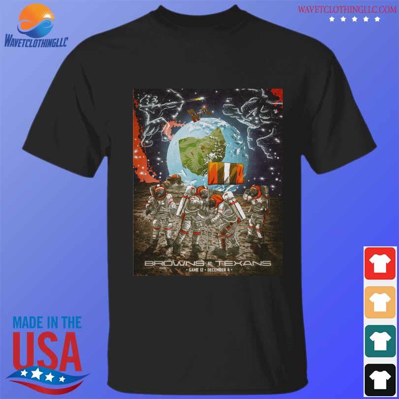 Cleveland browns set for landing in space city shirt