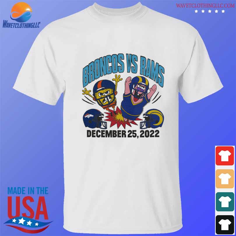 Funny SpongeBob Denver Broncos vs LA Rams December 25 2022 shirt, hoodie,  sweater, long sleeve and tank top