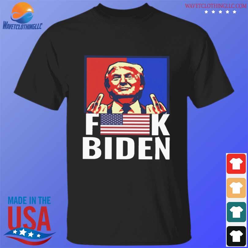 Donald Trump duck biden American flag shirt