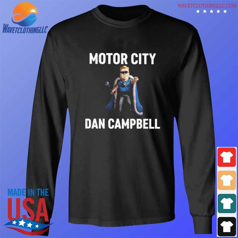 Evan fox wearing motor city dan campbell shirt, hoodie, sweater, long  sleeve and tank top