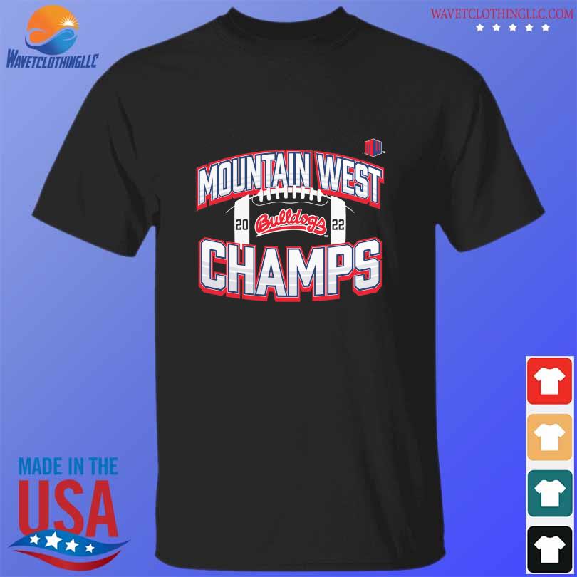 Funny Bulldogs 2022 Mountain west conference champions shirt