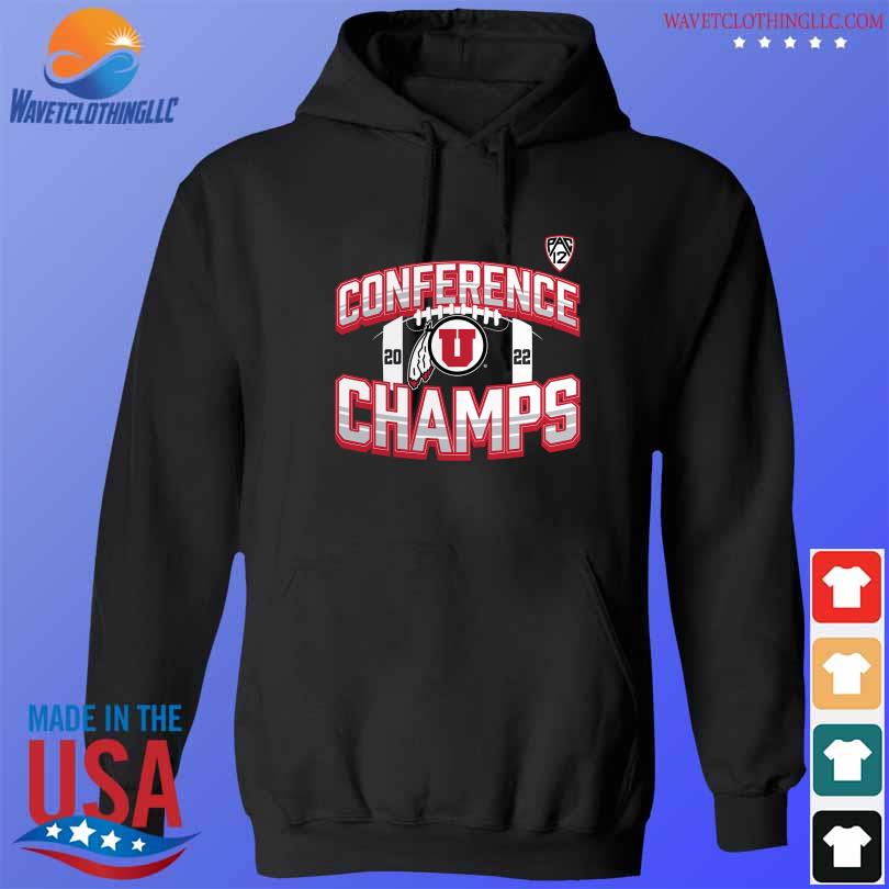 Funny Utah Utes 2022 PAC-12 Football Conference Champions Icon Bold s hoodie den