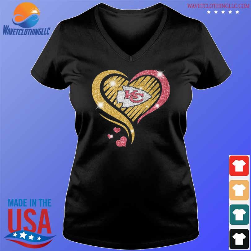 Heart Kansas City Chiefs Nfl Logo Shirt - Hersmiles in 2023