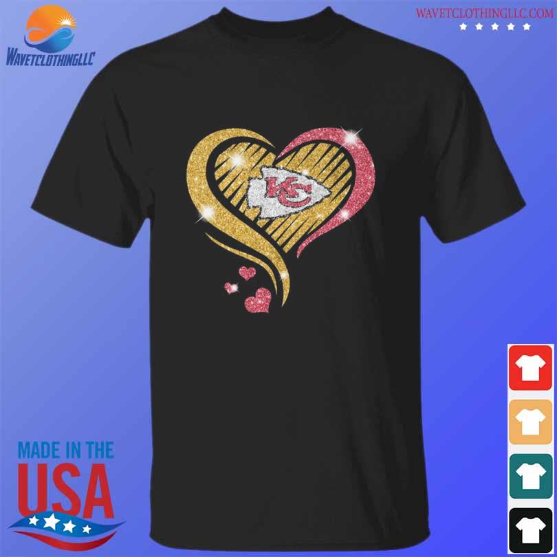 Official Kansas City Chiefs Diamond heart shirt, hoodie, sweater