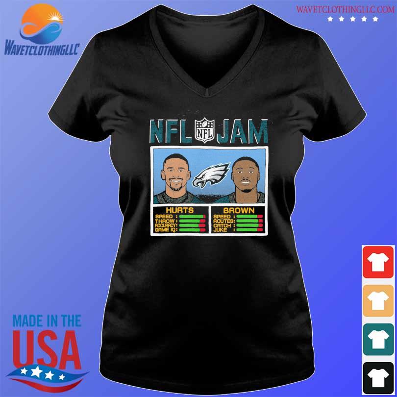 NFL Jam Eagles Hurts And Brown shirt, hoodie, sweater, long sleeve and tank  top