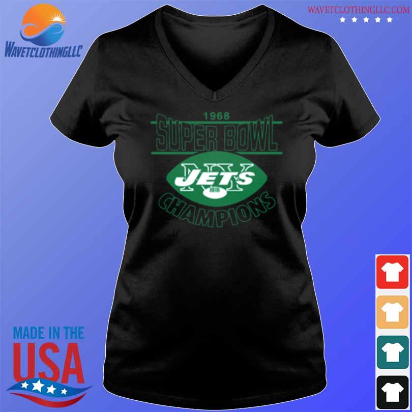 New York Jets Super Bowl III Champs T-Shirt from Homage. | Officially Licensed Vintage NFL Apparel from Homage Pro Shop.