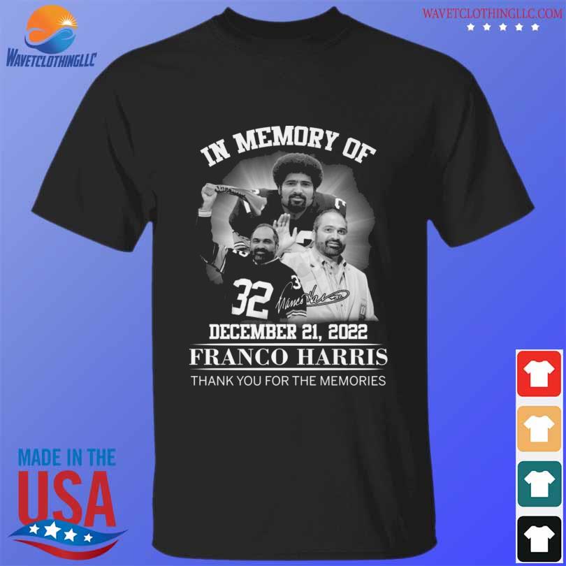 In Memory Of Franco Harris Pittsburgh Steeler Thank You For The