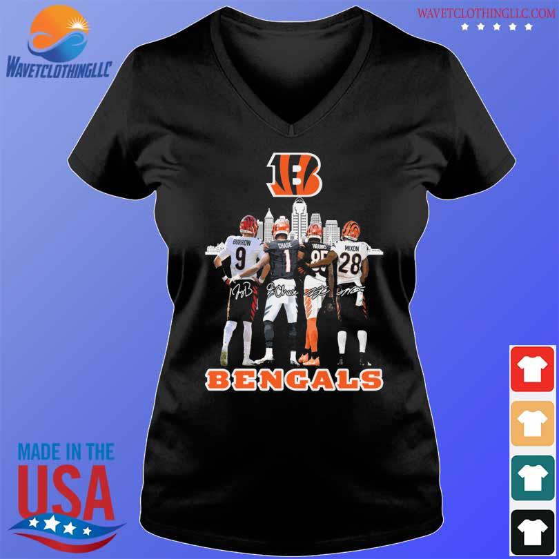 Welcome to the Jungle Cincinnati Bengals Burrow, Chase, Higgins and Mixon  signatures shirt, hoodie, sweater, long sleeve and tank top