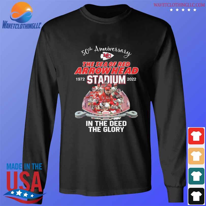 Kansas City Chiefs 50th anniversary the sea of red Arrowhead