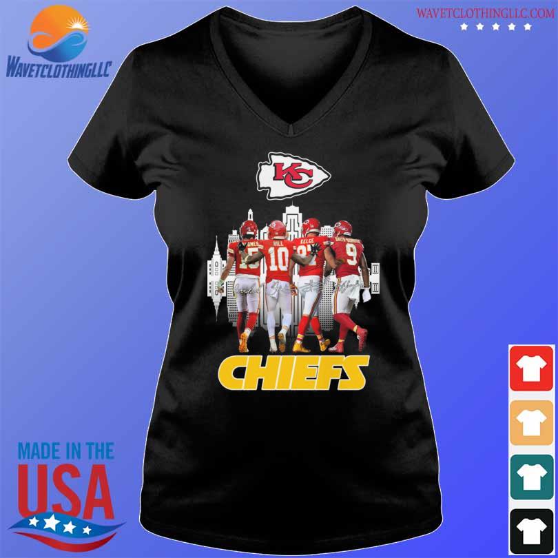 Champion Kelce Mahomes And Hill Kansas City Chiefs Signatures Shirt,  hoodie, sweater, long sleeve and tank top