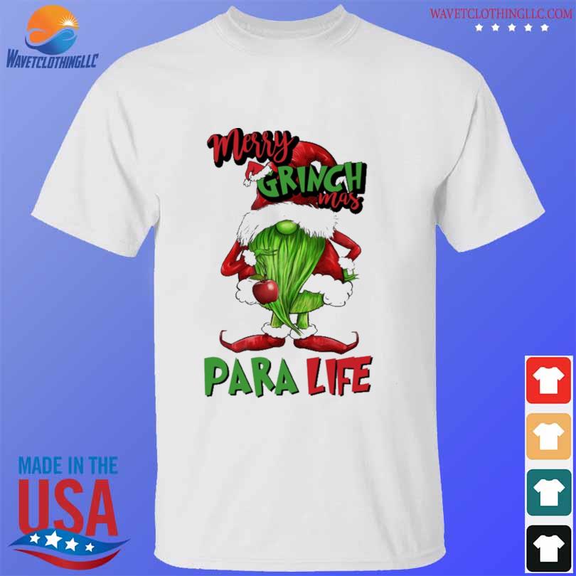 Merry Grinchmas Paraprofessional Life 2022 christmas sweater