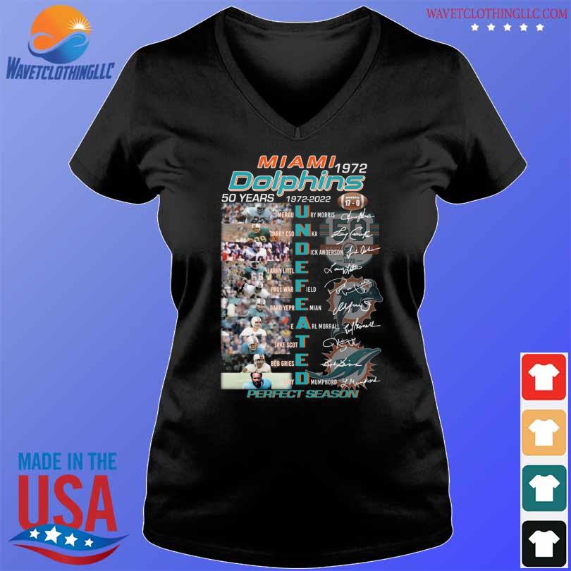 MiamI dolphins undefeated 1972 perfect season shirt, hoodie, sweater, long  sleeve and tank top