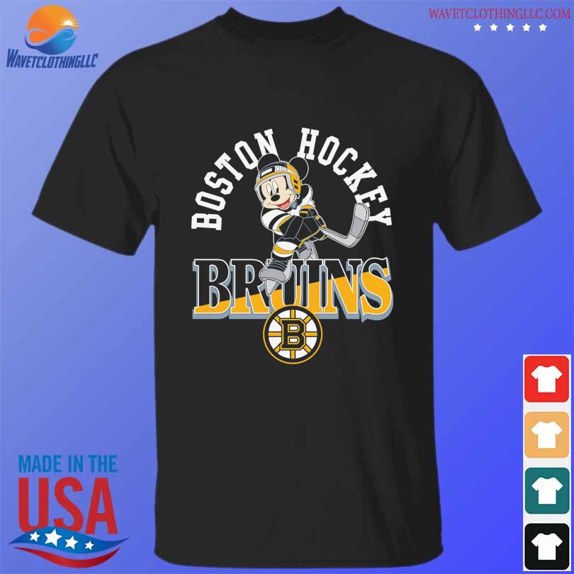 Mickey mouse boston bruins toddler putting up numbers shirt